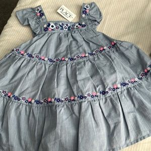 The childrens place dress with flower print